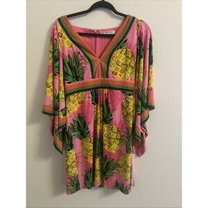 Trina Kirk Women’s Pineapple Dress, Size 6